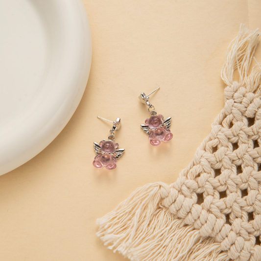 Σκουλαρίκια "Angel Bear🧸✨"