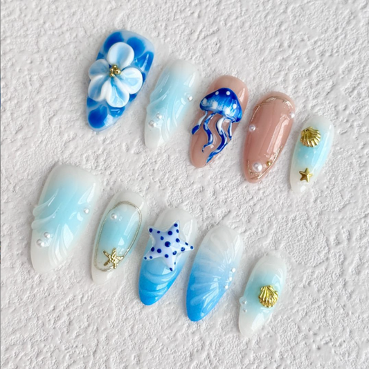 ''Ocean Bliss Handmade Nails✨''
