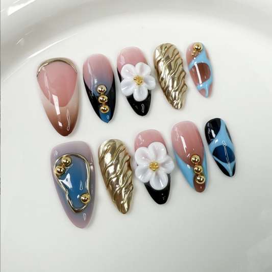 ''Opulent Bloom Handmade Nails''