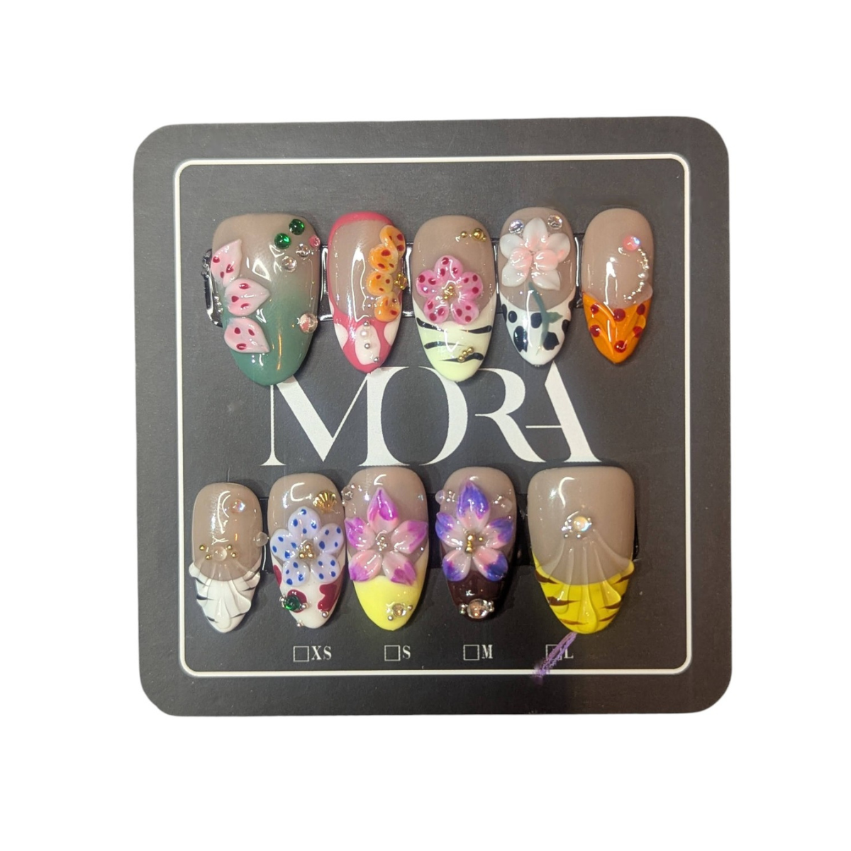 ''Blooming Fantasy Handmade Nails🌸✨''
