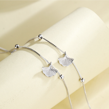 Αλυσίδα ποδιού🌸΄΄Korean Ginkgo Charm Anklet΄΄