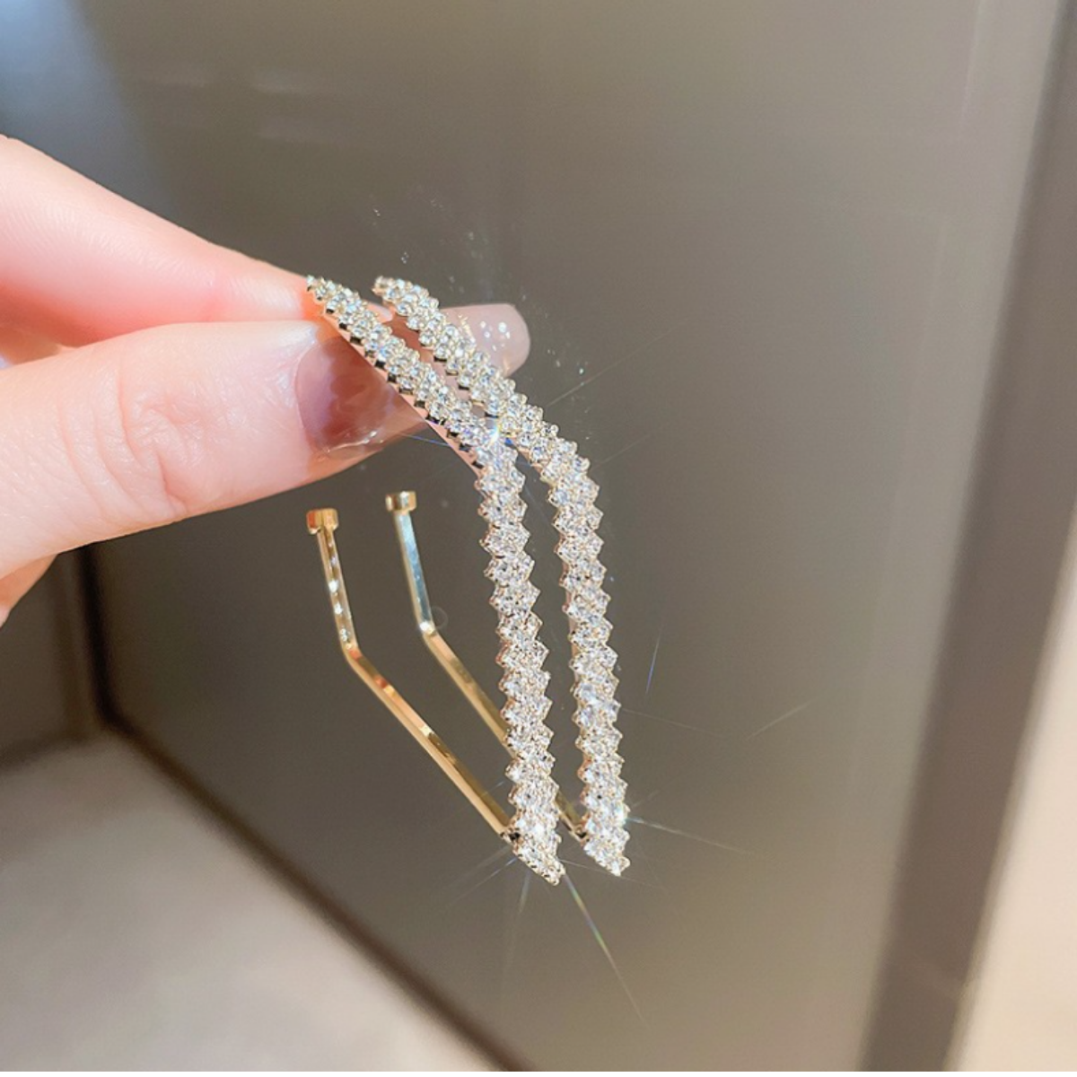 Σκουλαρίκια ''Crystal Wave''