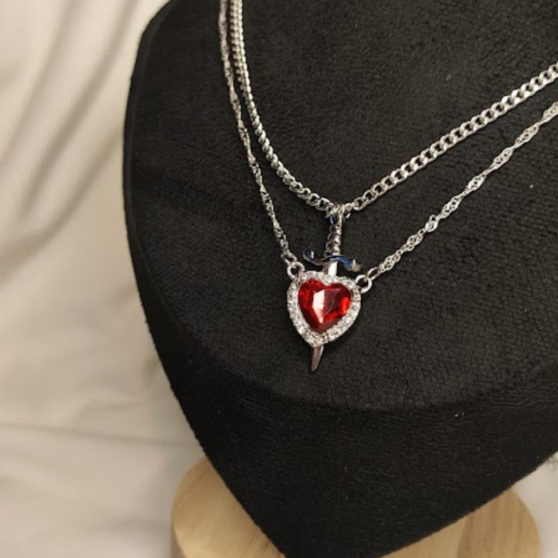 Κολιέ "Eternal Bond Set ❤️‍🗡️"