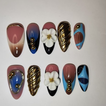 ''Opulent Bloom Handmade Nails''