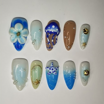 ''Ocean Bliss Handmade Nails✨''