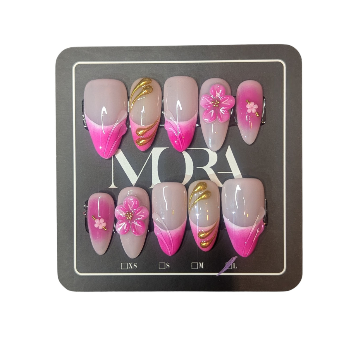 ''Royal Pink Touch Handmade Nails''
